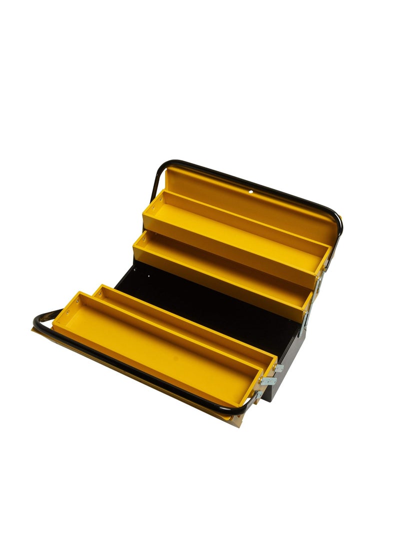 5 Tray Metal Toolbox 18 Inch