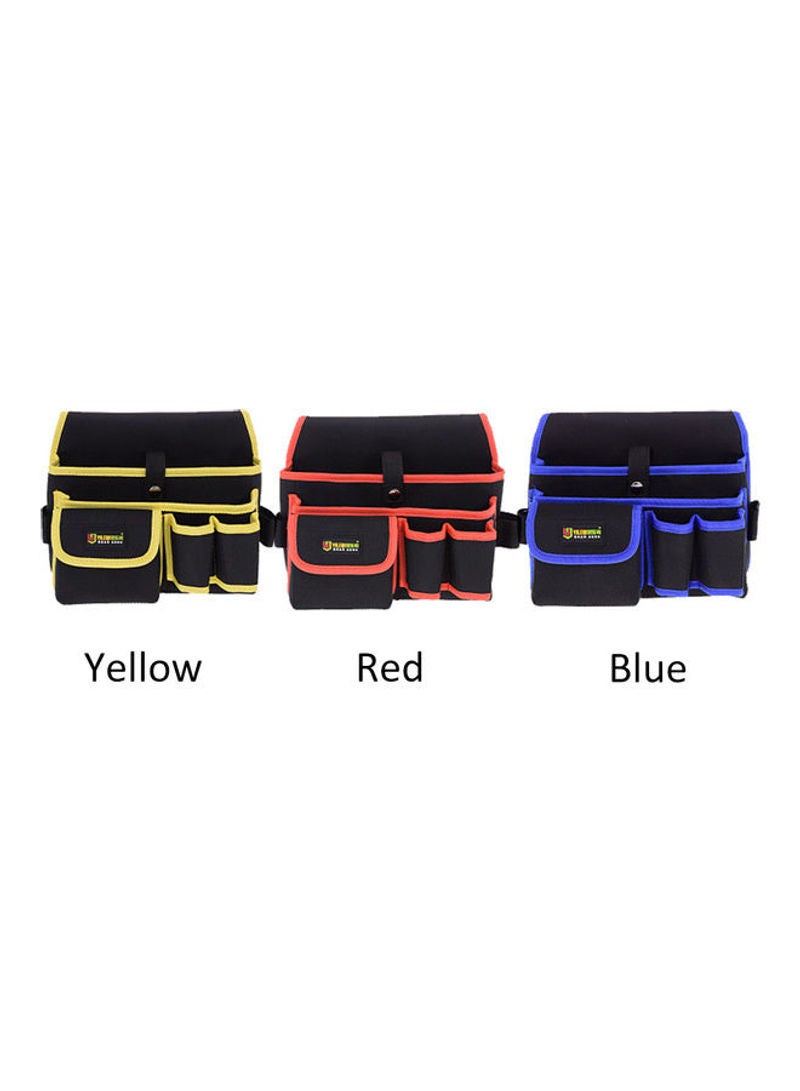 Multi-Functional Construction Tools Waist Bag With Detachable Belt Yellow 16cm