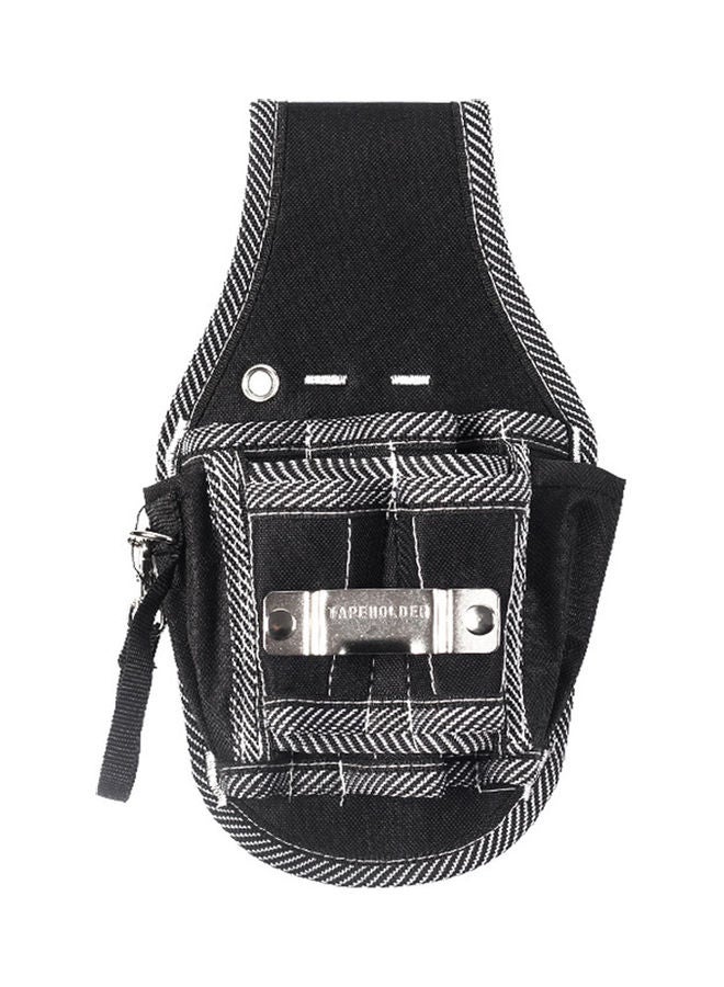 9-Sleeve Waist Pocket Tool Bag Black 2x14.5cm