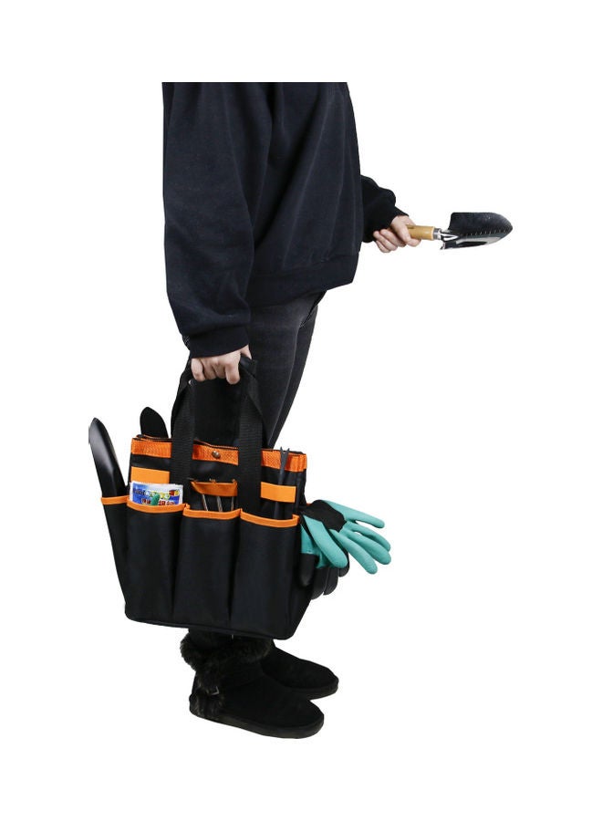 Garden Tool Bag Orange/Black