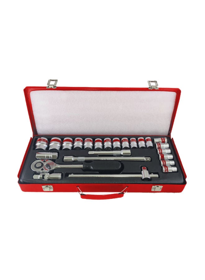 Socket Set 1/2 Inch 24PCS Multicolour