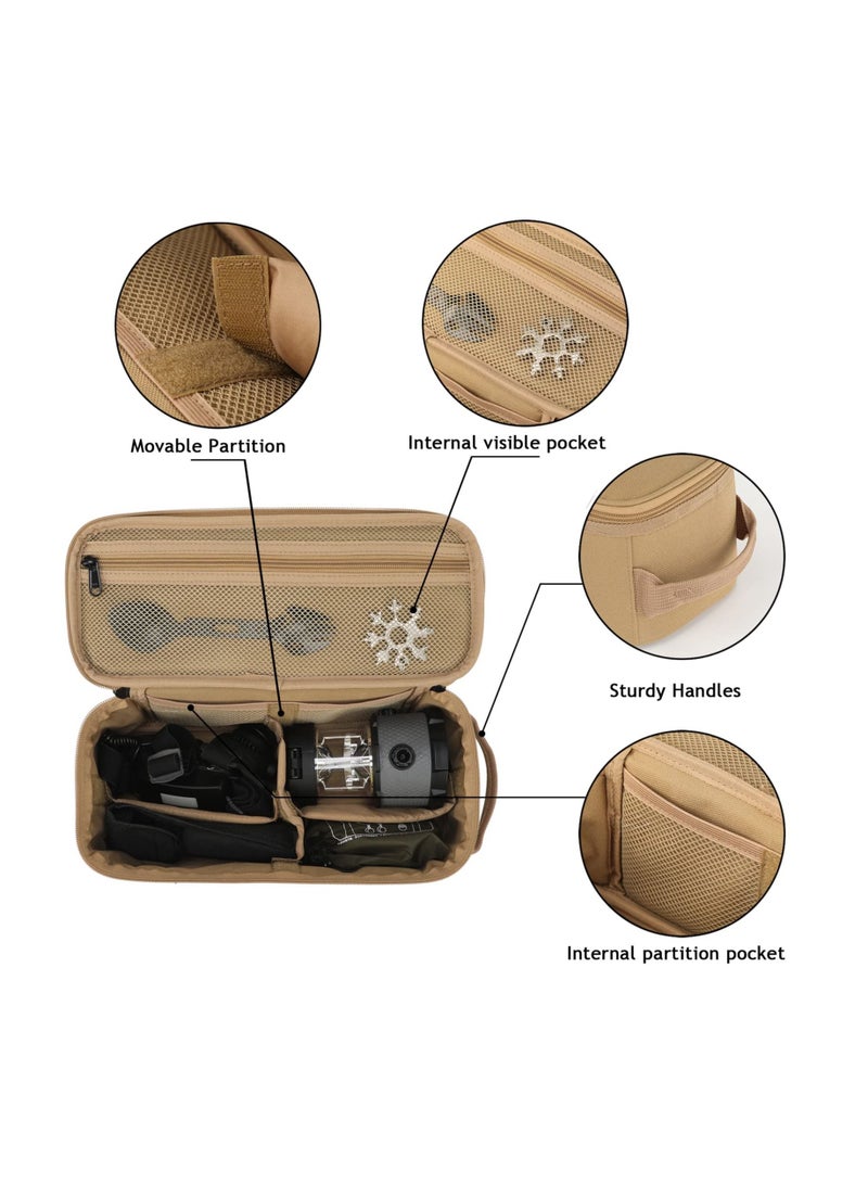 Molle Pouches, Tactical Camping Storage Bag, Camping Storage Bag with Handles, Portable High Capacity Tactical Pouch for Camping Hiking Travel  Camping, Trunk Organizer