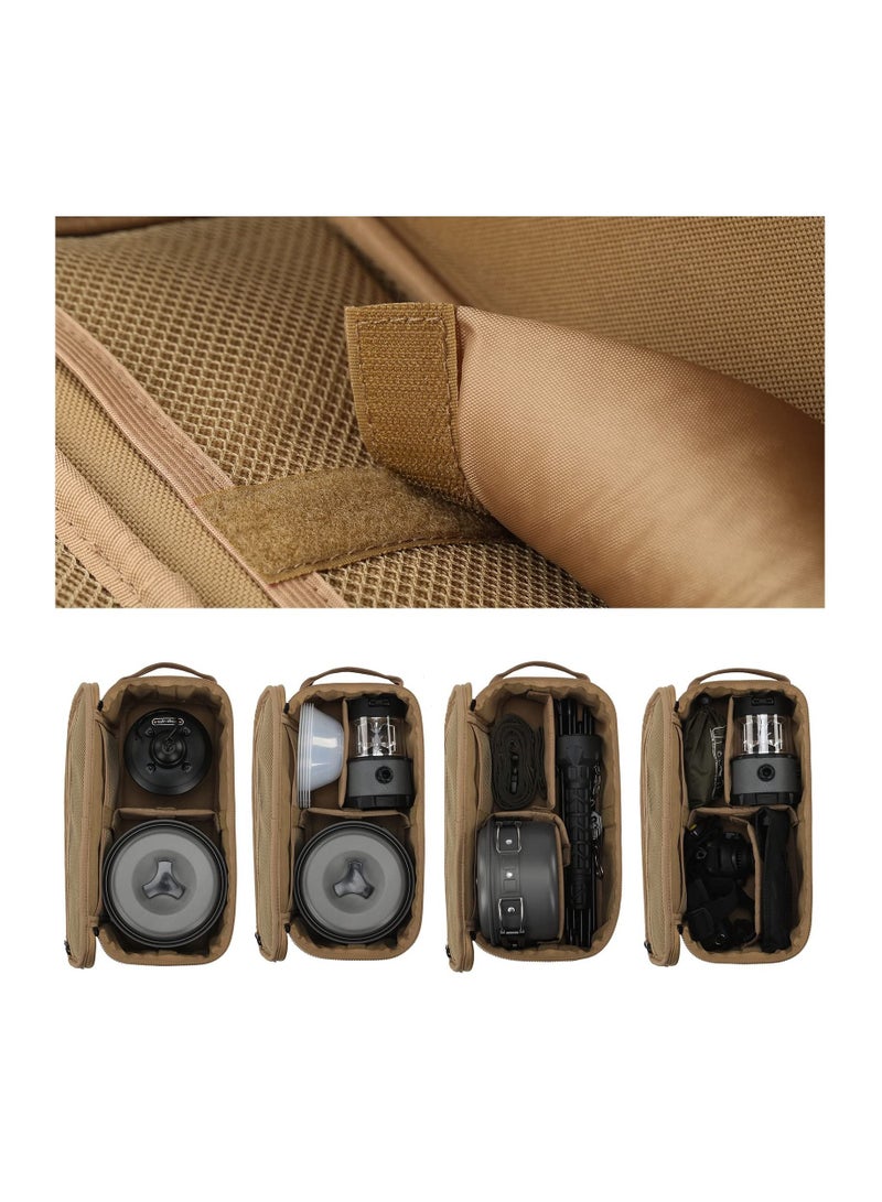Molle Pouches, Tactical Camping Storage Bag, Camping Storage Bag with Handles, Portable High Capacity Tactical Pouch for Camping Hiking Travel  Camping, Trunk Organizer