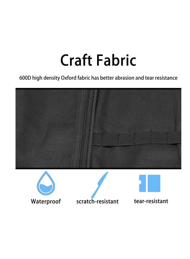 13 Pockets Tool Roll Wrench Roll Pouch, Tarp Wrench Roll Organizer, Portable Tool Pouch for Electrician, Plumber, Carpenter, or Mechanic