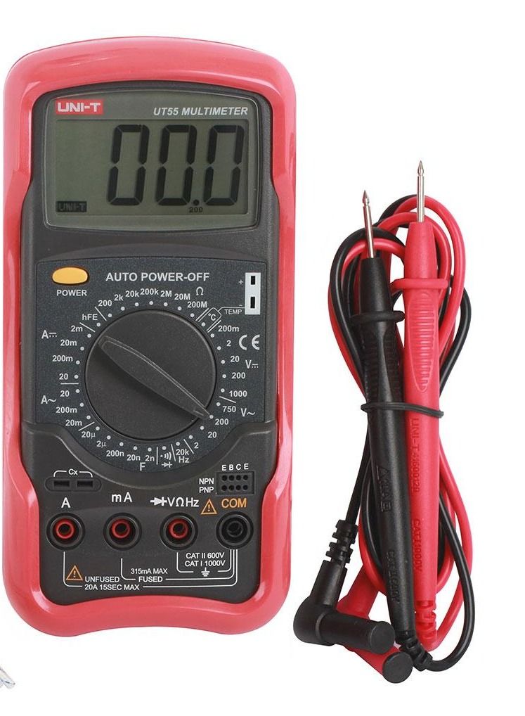 Digital Multi Meter Capacitance Frequency Temp Resistance Transistor Diode and Continuity Buzzer