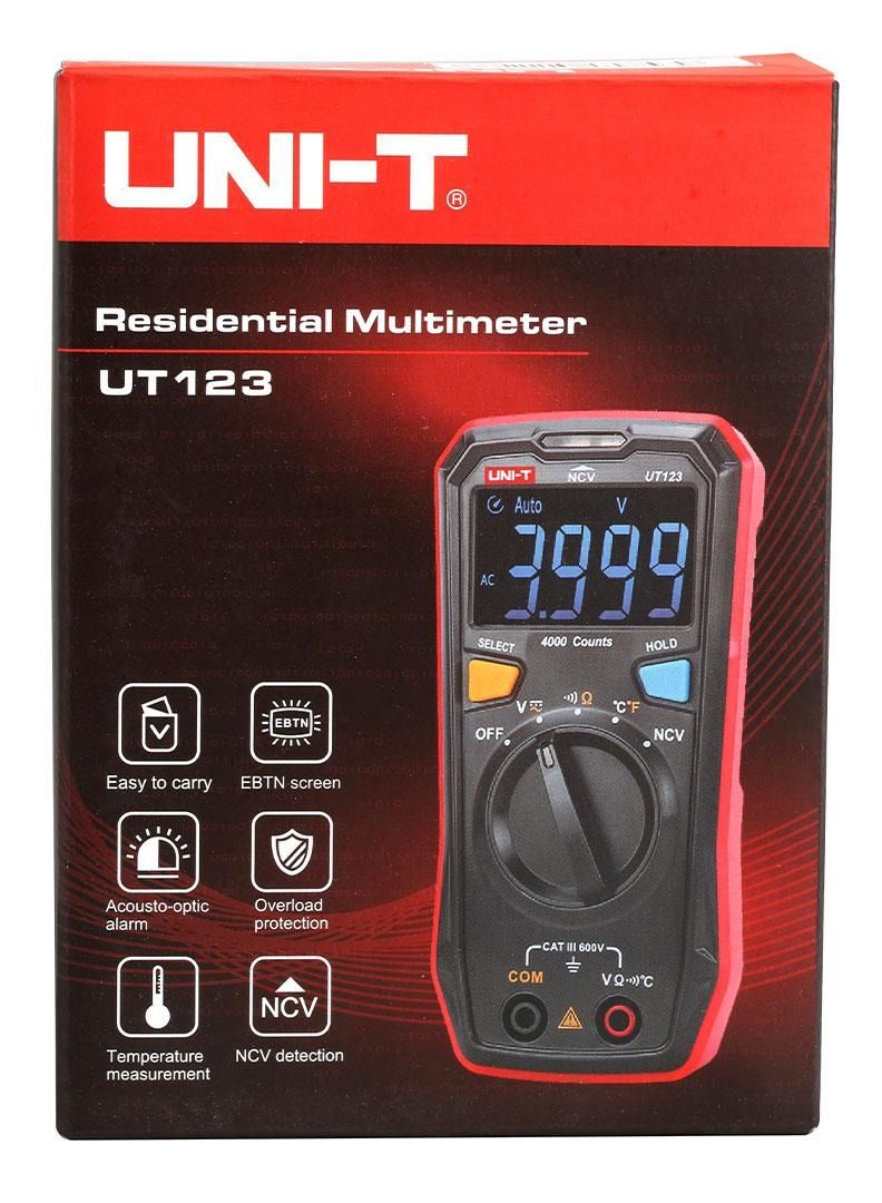 Digital Multimeter Residential AC/DC Voltage Resistance Temp NCV with LED Display