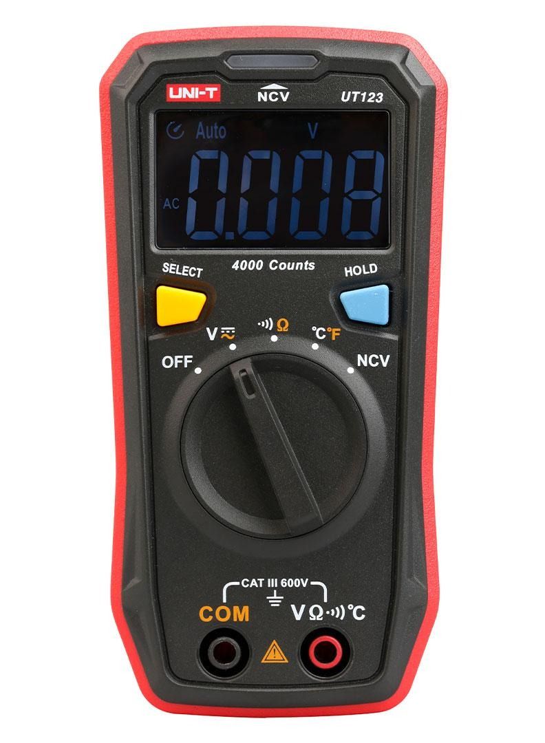 Digital Multimeter Residential AC/DC Voltage Resistance Temp NCV with LED Display