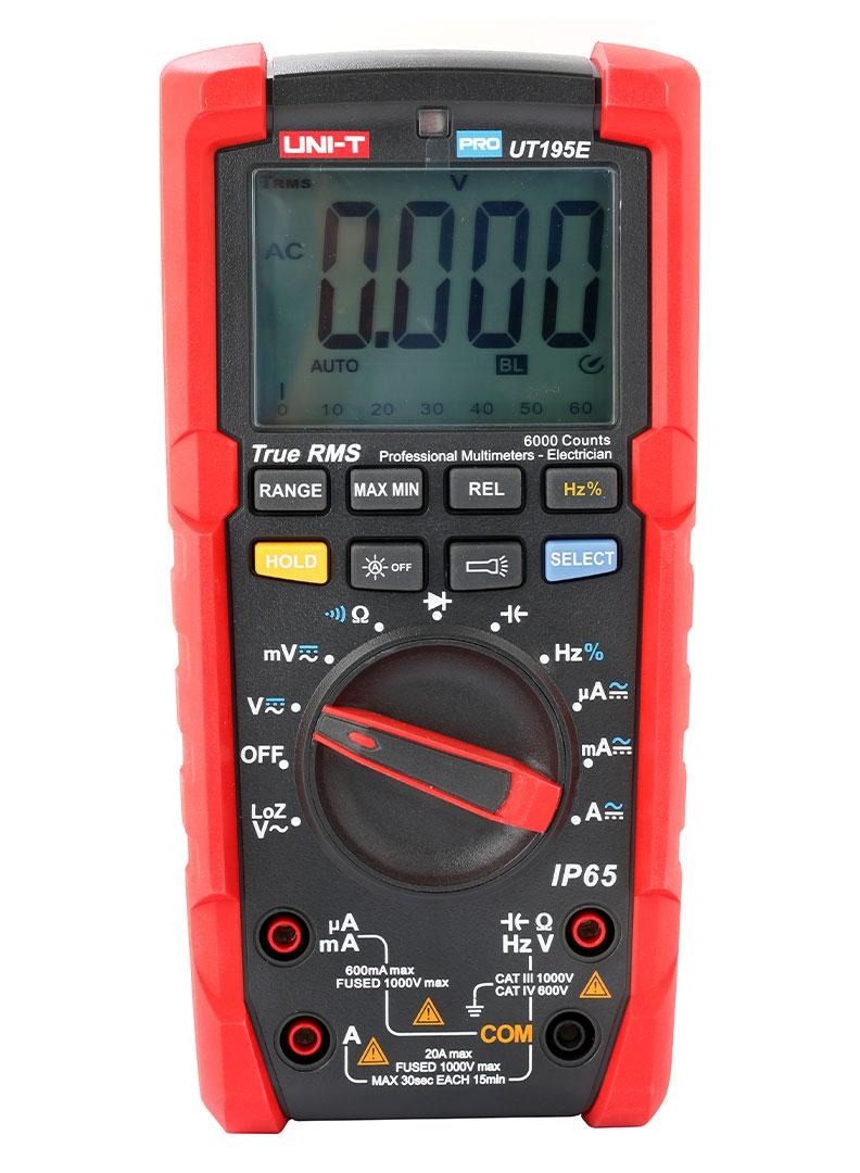 Multimeter Professional IP65 AC/DC 1000V 20A