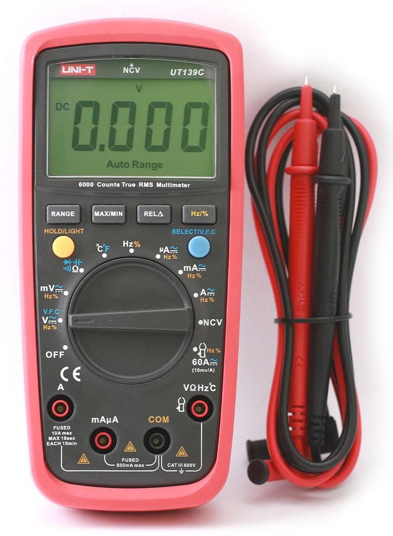 Dmm True Rms Auto Range Frequency And Temperature