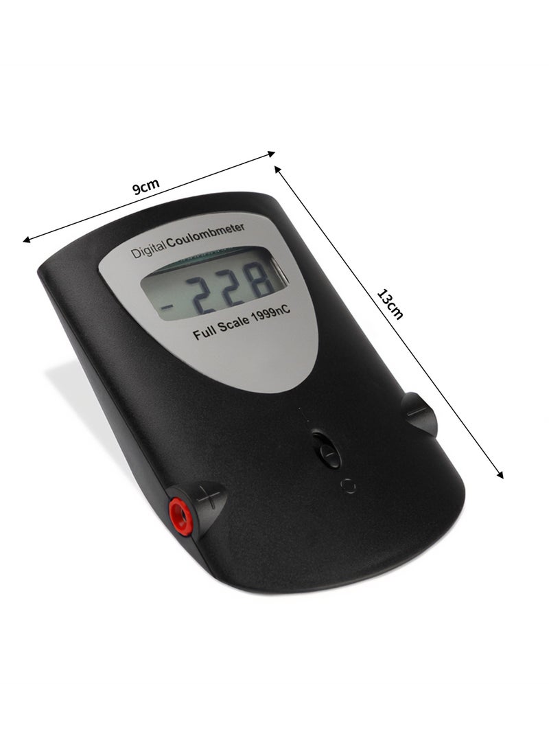 Digital COULOMBMETER | IPC-1964-M | Charge Detection & Measurement | 3½ Digit LCD Display | Ideal for Faraday’s Ice Pails, Coulomb’s Law Experiments, and Capacitance Studies