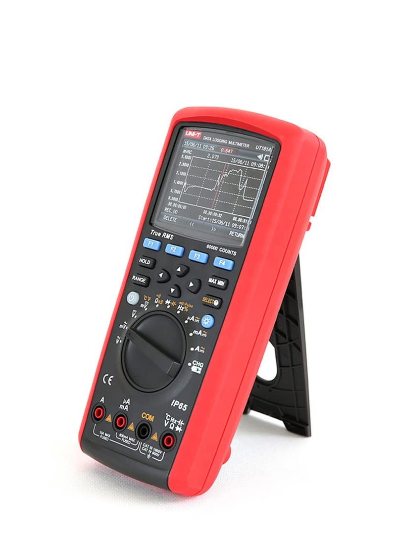 UNI-T UT181A Industrial Digital Multimeter, True RMS VFC with Low-Pass Filtering, USB & Bluetooth Communication