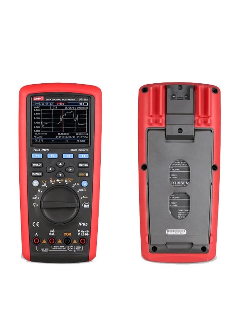 UNI-T UT181A Industrial Digital Multimeter, True RMS VFC with Low-Pass Filtering, USB & Bluetooth Communication