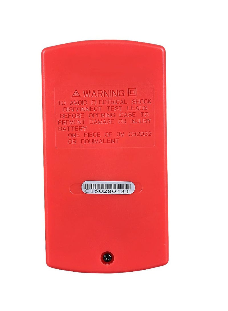 UNI-T UT120C Handheld Pocket-Size Digital Multimeter, Compact and Portable AC/DC Voltage, Current, Resistance, Capacitance, and Diode Tester for Everyday Use