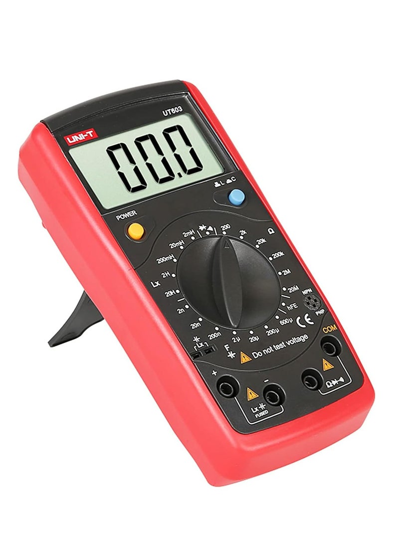 UNI-T UT603 Inductance Capacitance Meter, Digital Multimeter for Measuring Resistance, Inductance, and Capacitance, Ideal for Electronic Testing and Component Analysis