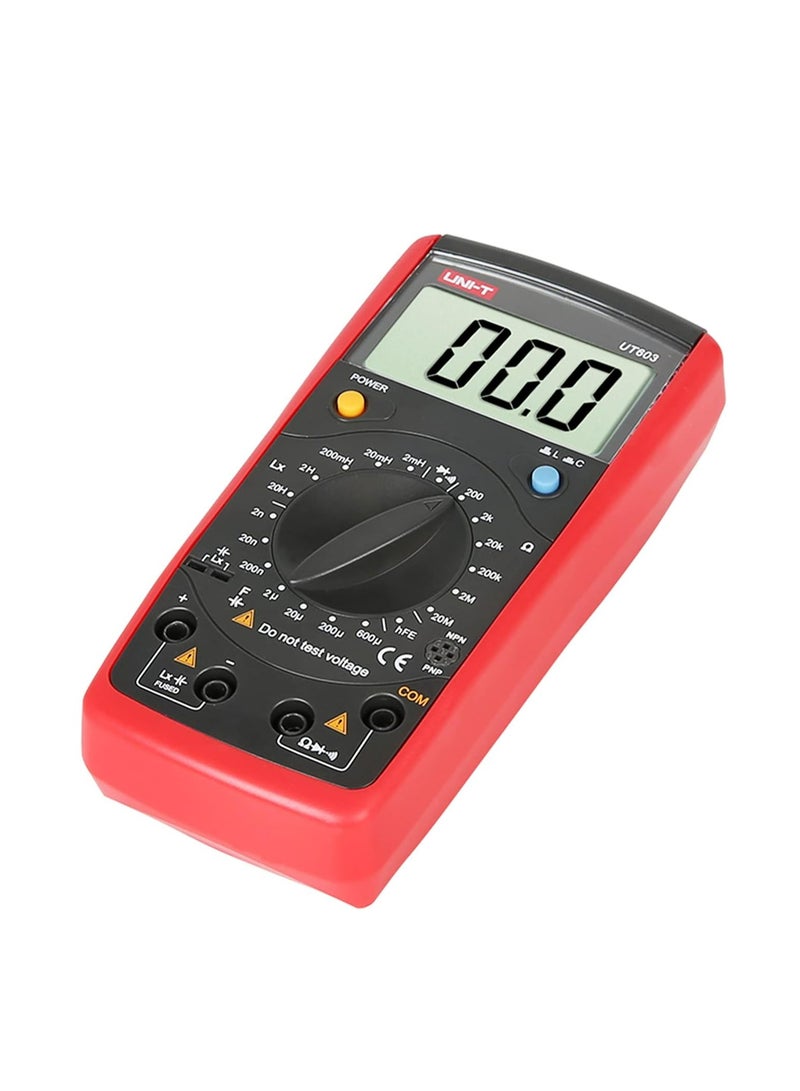 UNI-T UT603 Inductance Capacitance Meter, Digital Multimeter for Measuring Resistance, Inductance, and Capacitance, Ideal for Electronic Testing and Component Analysis