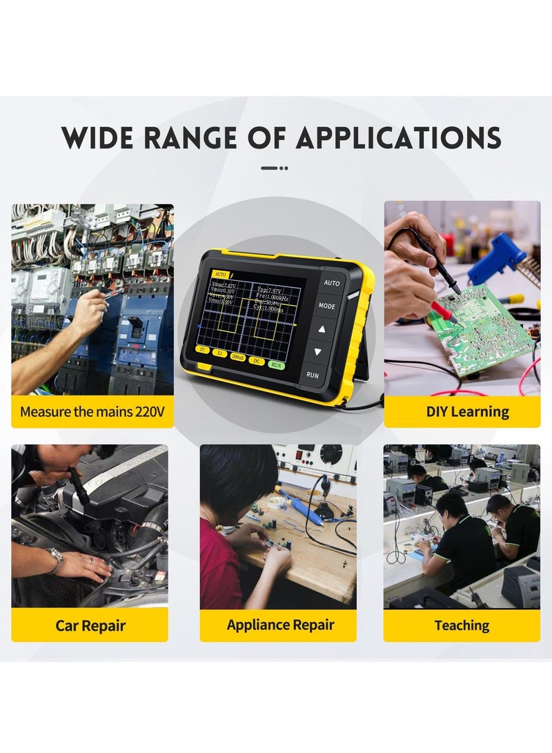 DSO152 Oscilloscope - Portable Handheld Digital Oscilloscope Kit with 2.8