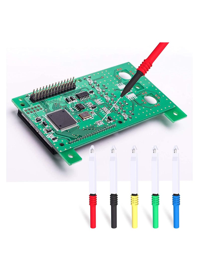 Circuit Testers, Banana to Banana Plug Test Leads Kit, with Alligator Clips Insulation Wire Piercing Probes, for Multimeter Automotive Diagnostic Testing, 4mm