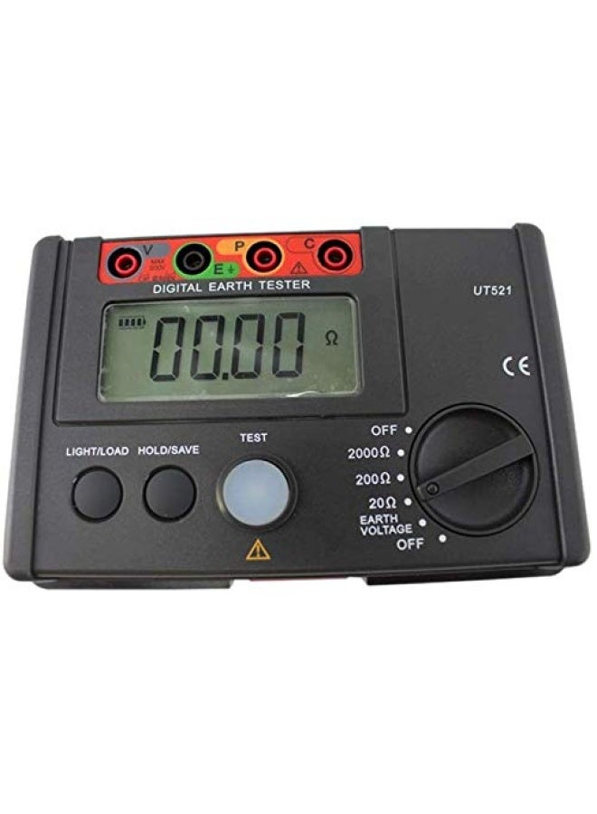 GJJSZ Grounding Resistance Tester Low Voltage Display Data Storage Over Range Display Lcd Backlight Multimeter