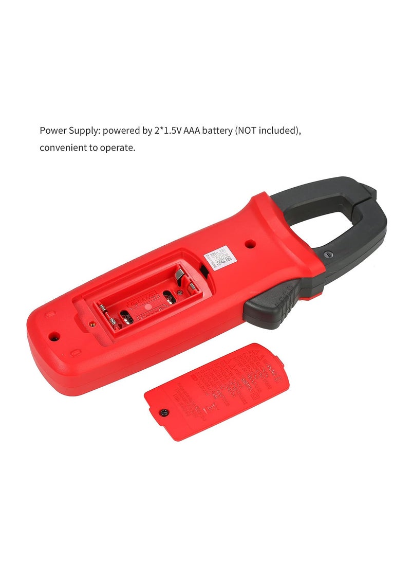 UNI-T UT204 Plus Handheld Digital Clamp Meter, True RMS Multimeter for AC/DC Voltage, Current, Resistance, and Continuity Testing