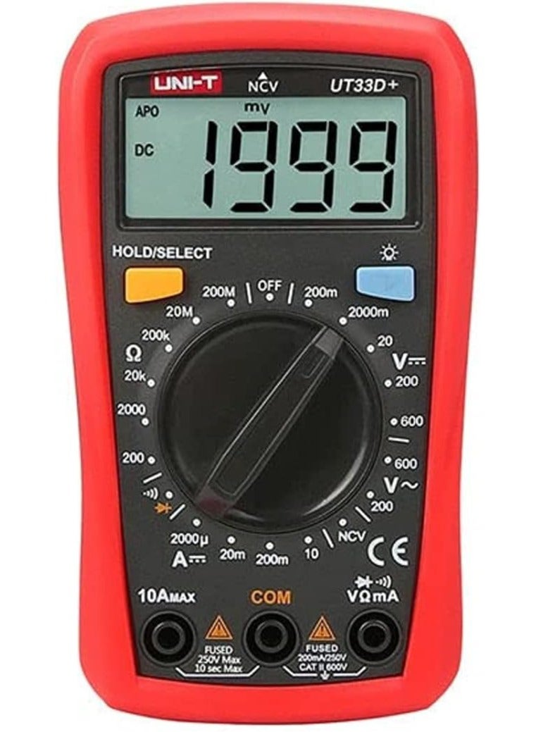 UT33D+ Palm Size Digital Multimeter