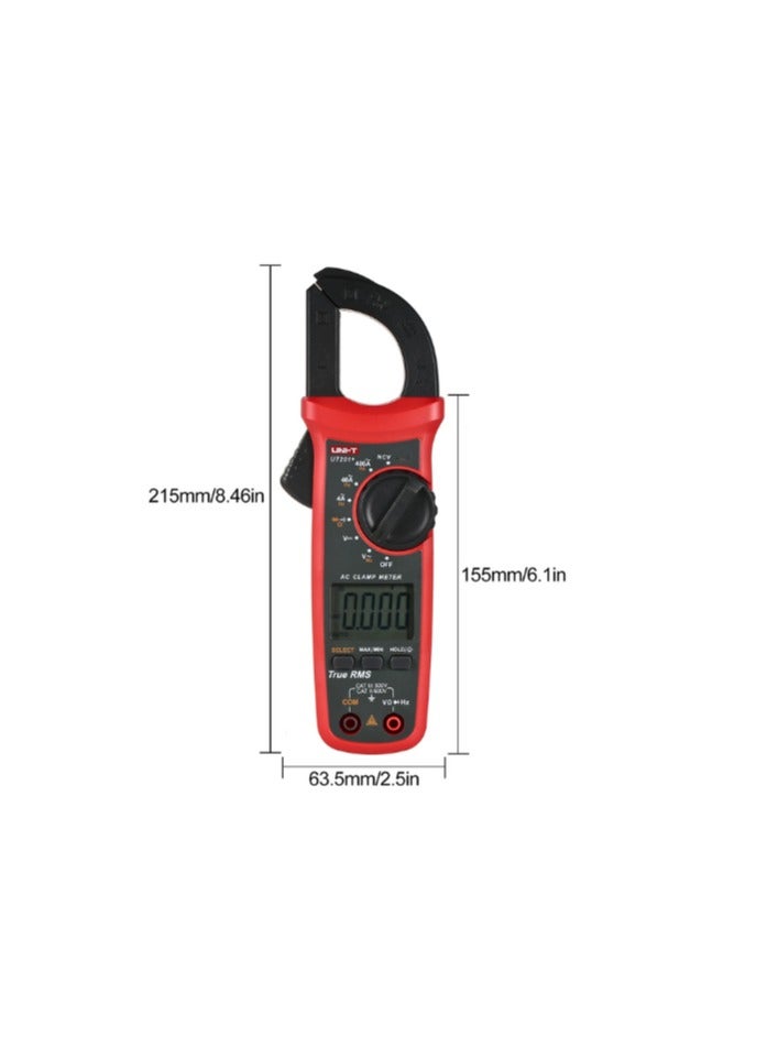 Digital Clamp Meter Temperature Current Voltage Resistance Tester Multi meter UT201+UT202+UT202A