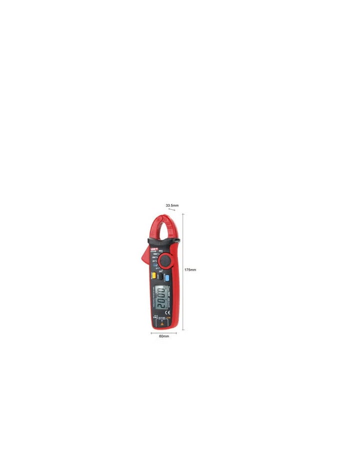 UNI-T 7720186 UT213 Series Digital Clamp Meter, 400 A, Red/Grey