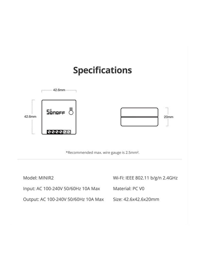 3-Piece Switch Set White