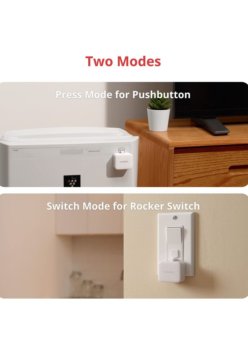Smart Bot Voice or App Controlled Mechanism for Switches and Buttons