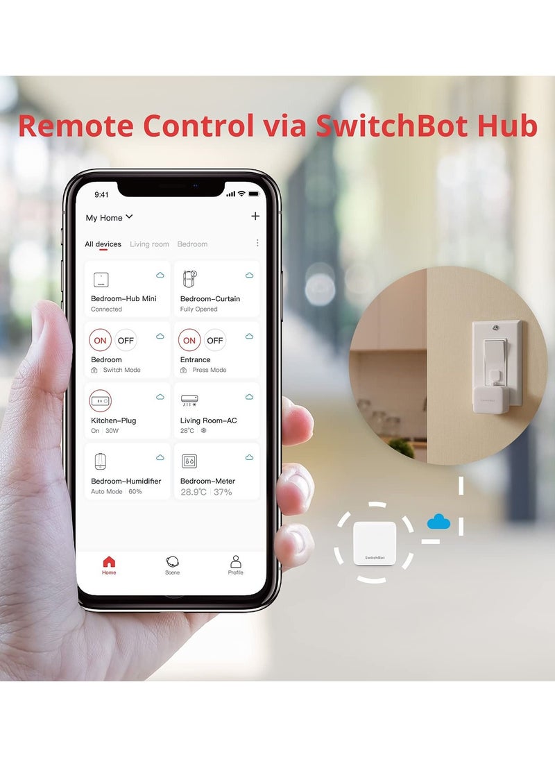 Smart Bot Voice or App Controlled Mechanism for Switches and Buttons