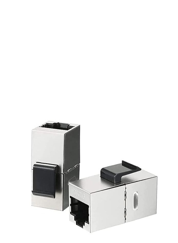 DKURVE CAT6 RJ45 Wall Outlet With 4 Ports Shielded Network Socket Insert Keystone Jack Faceplate