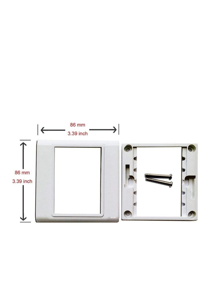 DKURVE® 86 TYPE Wall Panel rj45 + VGA + VGA Modules Multimedia Wall Plate
