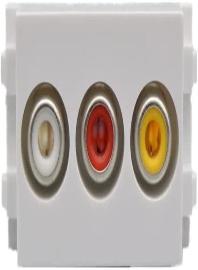 HDMI 3RCA Wall Panel 86mm Plate Audio Video Plug