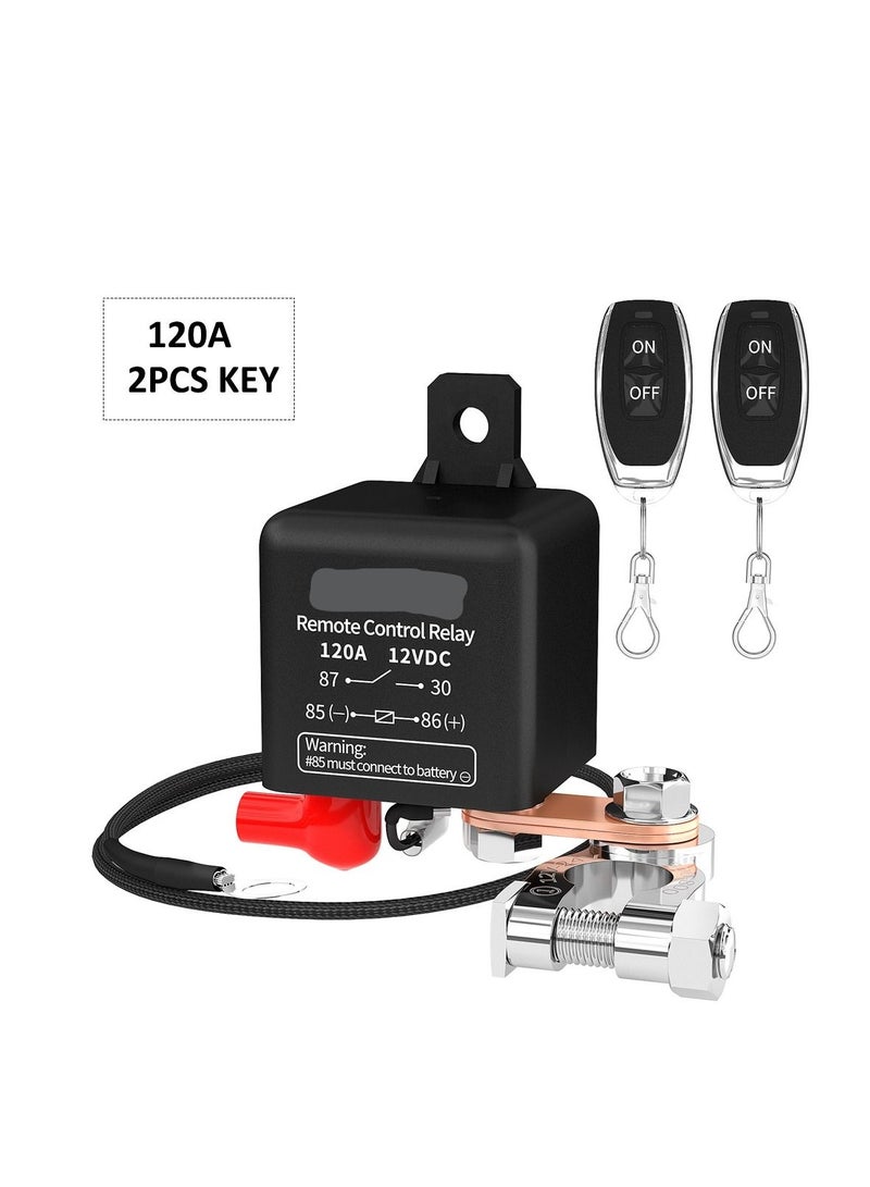 Portable Remote Battery Disconnect Switch,  Upgraded Battery Disconnect Switch, Anti Theft