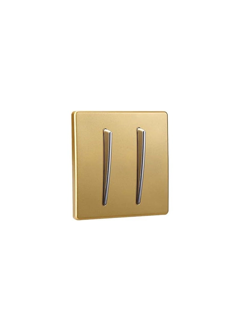 Switches Wall Lamp Switch Socket Panel Personality Fashion Golden