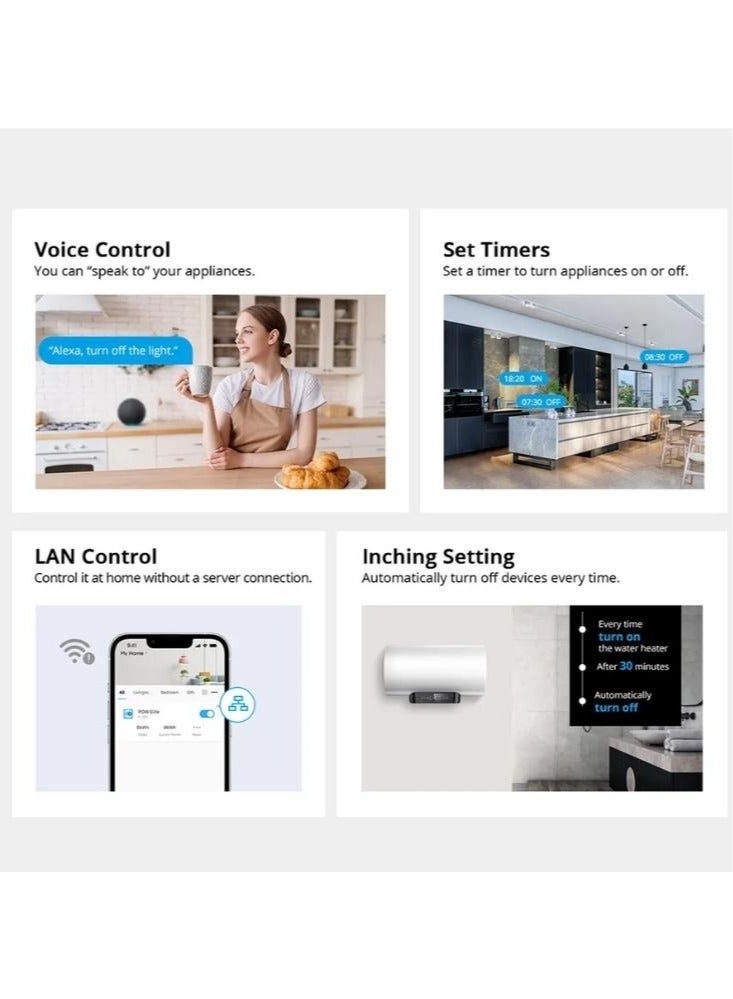 POW Elite Smart Power Meter Switch 16A
