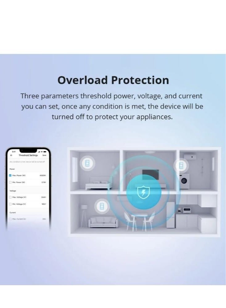 POW Elite Smart Power Meter Switch 16A