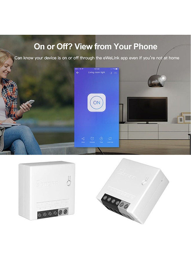 SONOFF Mini Two Way Intelligent Switch 10A Supports DIY Mode Household Appliance Automation Switches