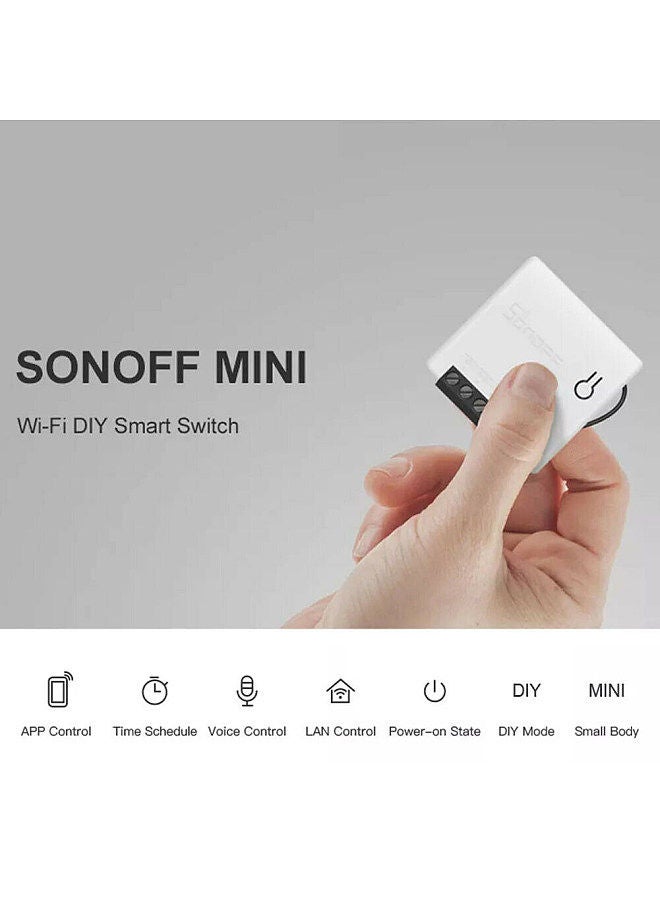 SONOFF Mini Two Way Intelligent Switch 10A Supports DIY Mode Household Appliance Automation Switches