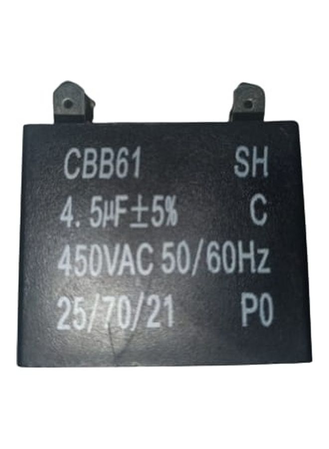 Air Conditioning Capacitor CBB61 4.5uf Black