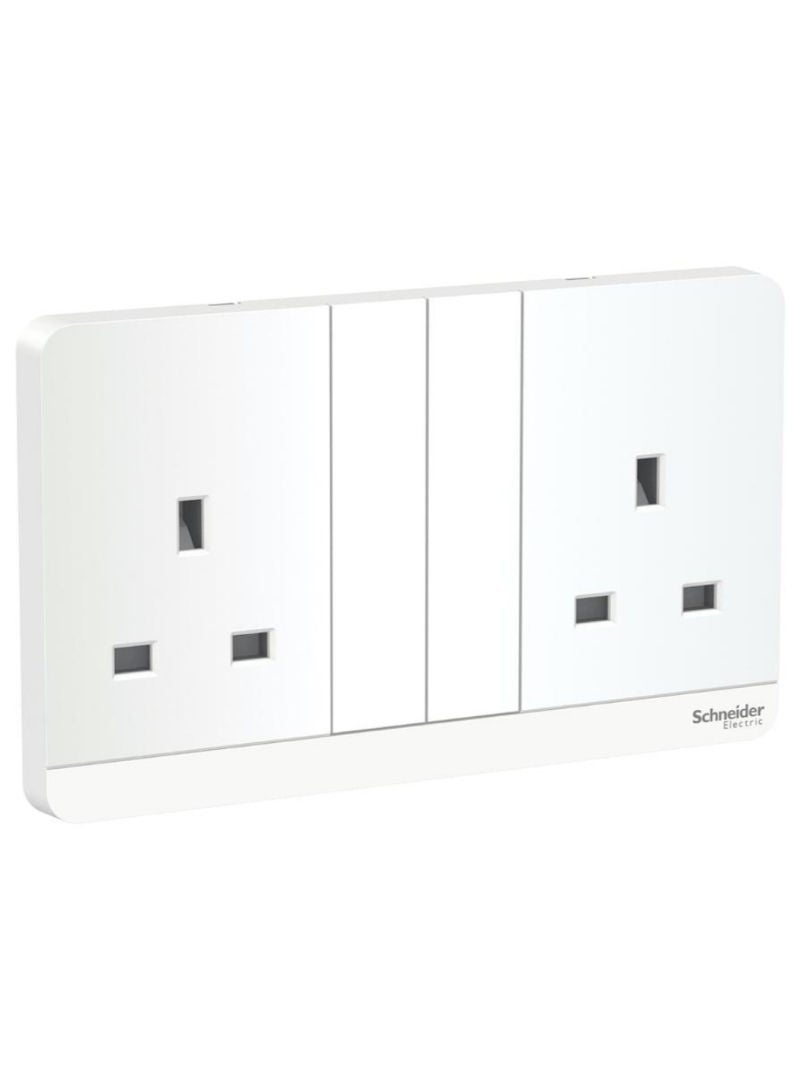 Avataron 2 Gang Switched Socket 14 6 X 8 6 X 3 17 Cm