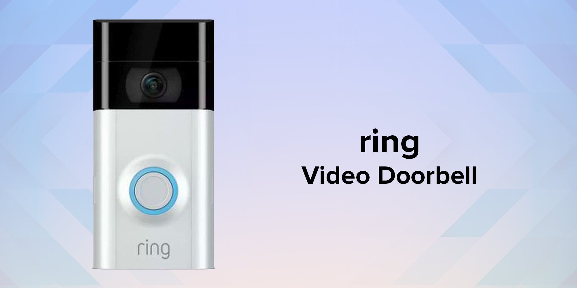 Video Doorbell White/Black/Blue