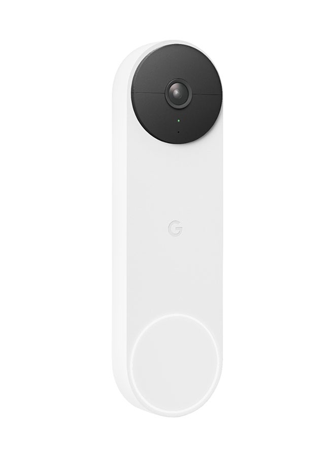 Video Doorbell White 7.5x3x2.1inch