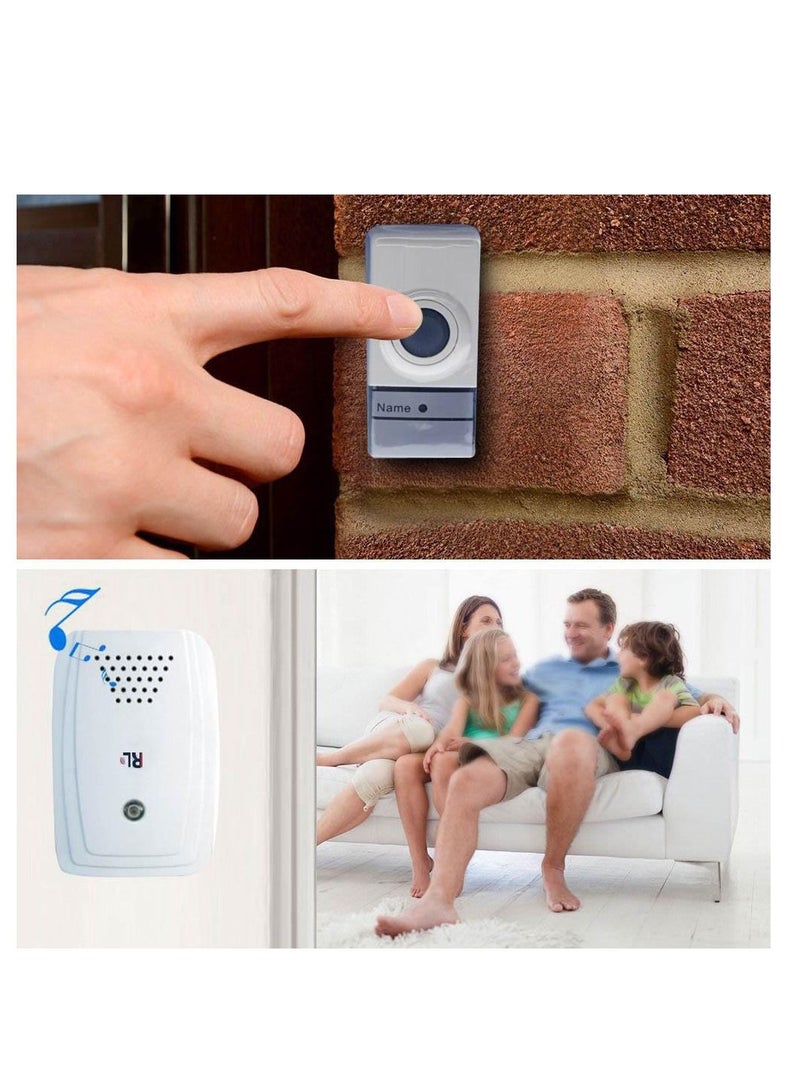 Wireless Doorbell  Digital Doorbell Home Safety Doorchime with Loudly Voice sound easy install RL-3918