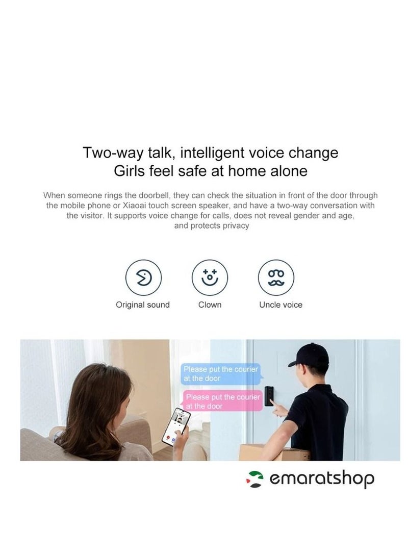 Smart Doorbell 3 MJML06-FJ Black