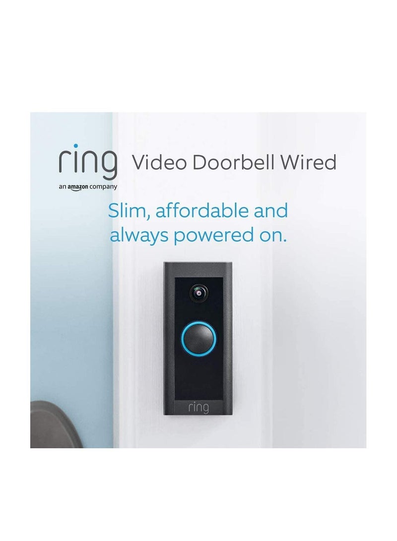 Video Doorbell Wired  HD Video Motion Detection hardwired installation