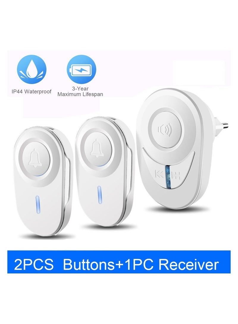 Wireless Doorbell Outdoor Waterproof Smart Home Door Bell Home Security Alarm