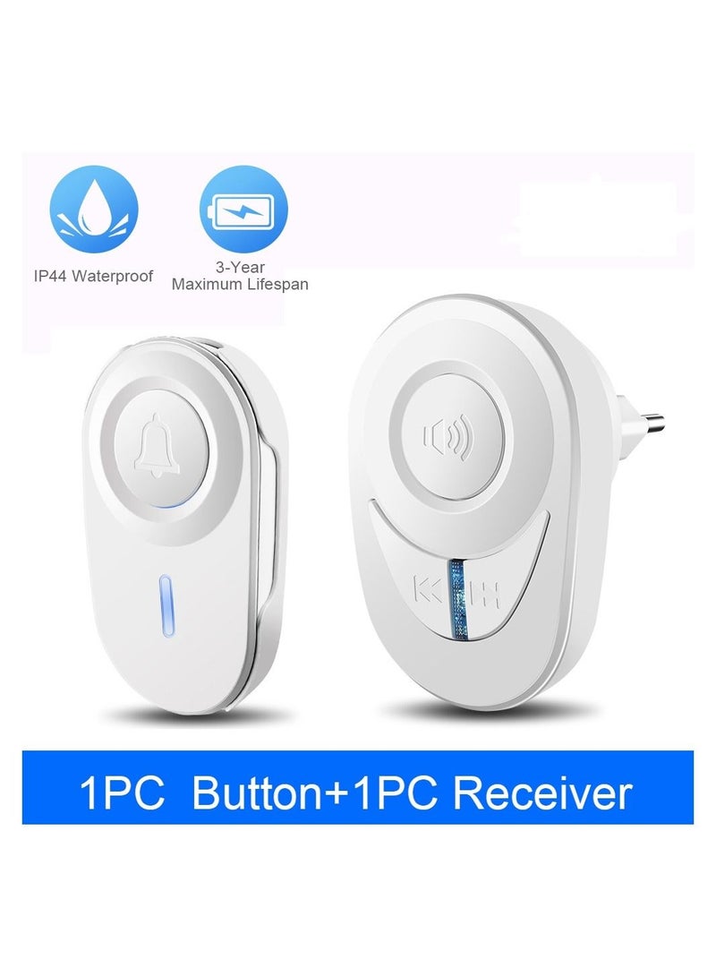 Wireless Doorbell Outdoor Waterproof Smart Home Door Bell Home Security Alarm