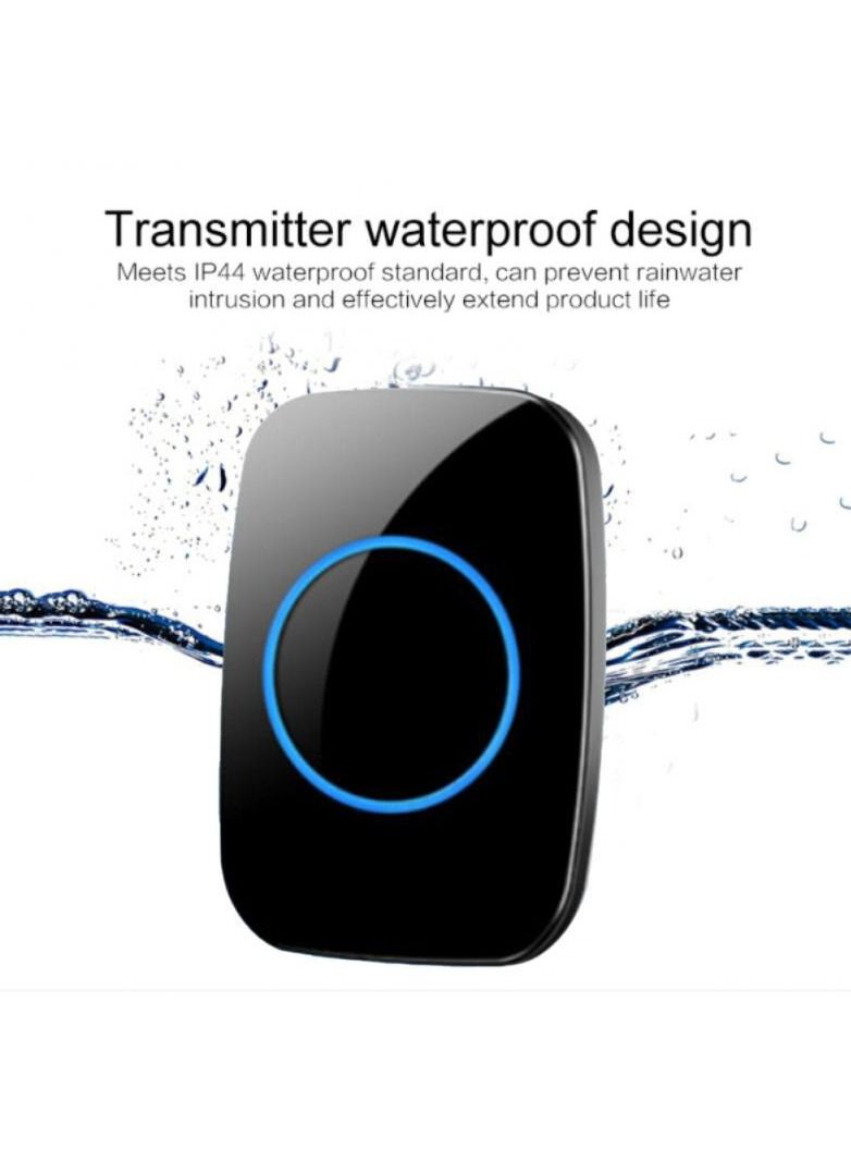 Wireless Doorbell Outdoor Doorbell Home Wireless Ring Doorbell Waterproof with Smart Button