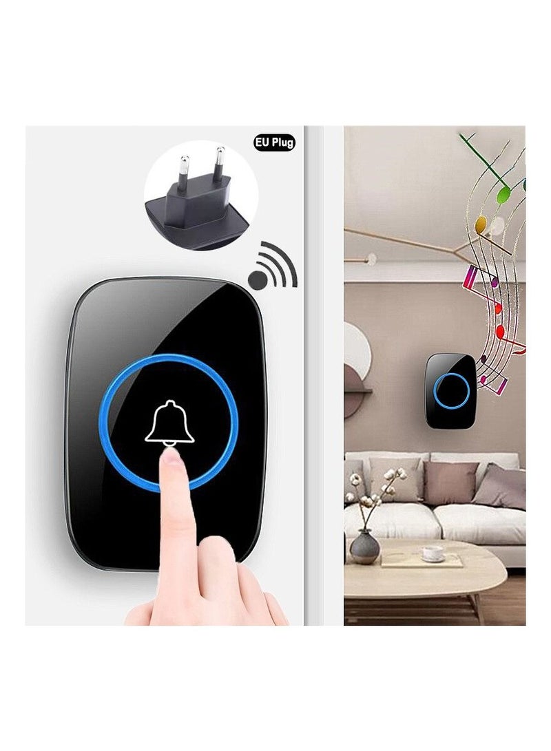 Wireless Doorbell Outdoor Doorbell Home Wireless Ring Doorbell Waterproof with Smart Button