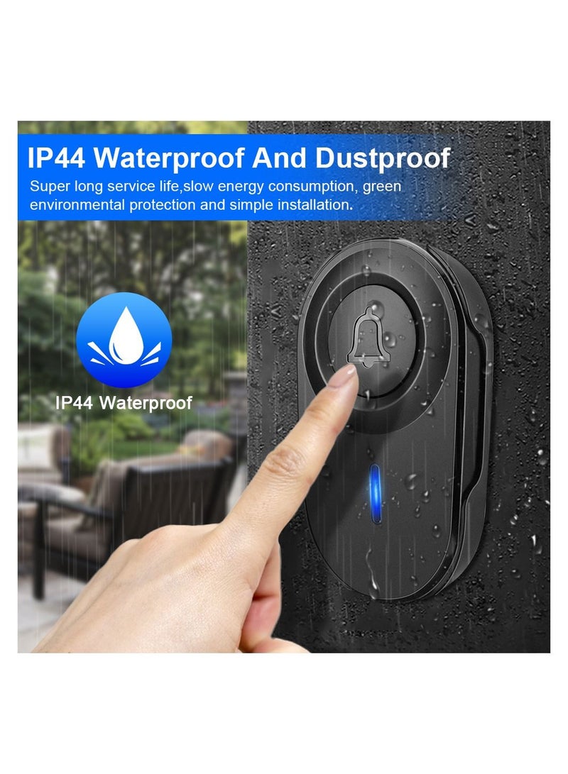 Wireless Doorbell Outdoor Waterproof Smart Home Door Bell Home Security Alarm